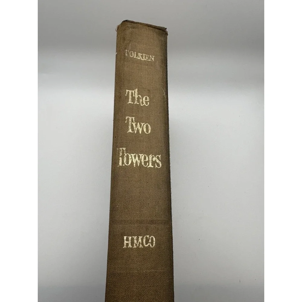 The Two Towers J.R.R. Tolkien 1966 Houghton Mifflin Second Edition Vintage HC